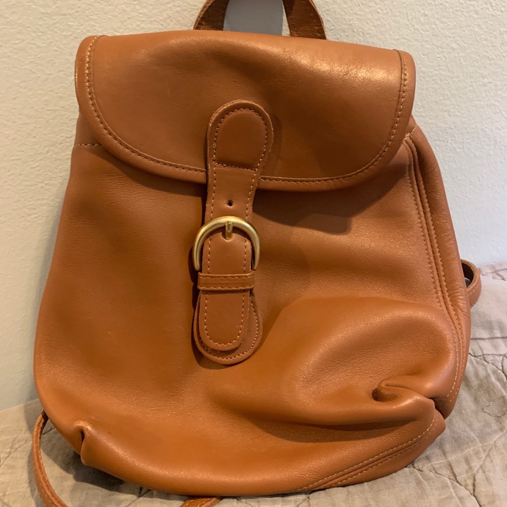 Authentic  Coach mini backpack.